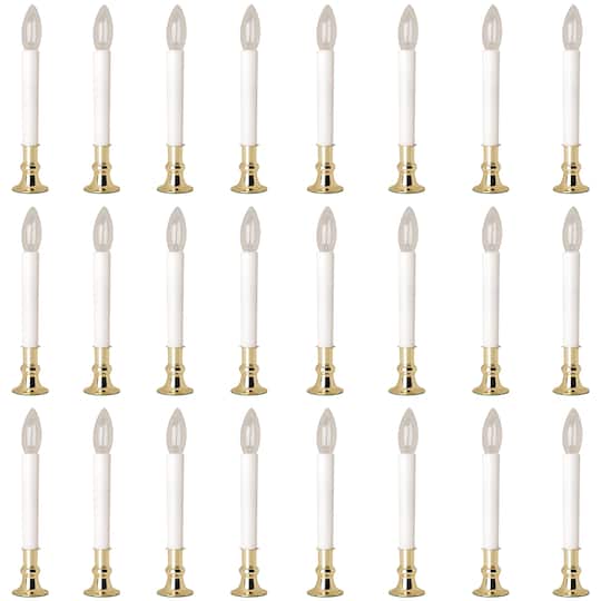 24 Pack: 7" Electric Candle Lamp with Sensor by Ashland™
